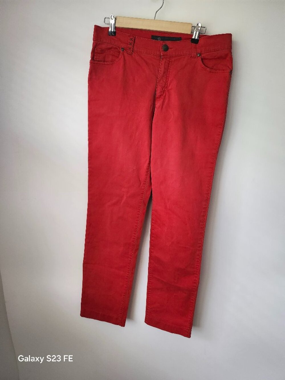 Dismero Red Pants, size 33, Made in Italy